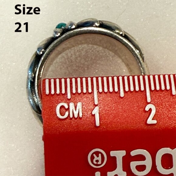 GUCCI Silver 925 Interlocking G Flower Ring 752454 J8749, sz 16, 19, 21 - Picture 12 of 12